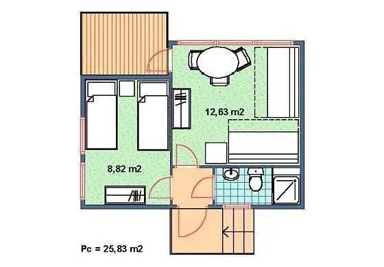 琥珀娱乐中心酒店 山林小屋 *